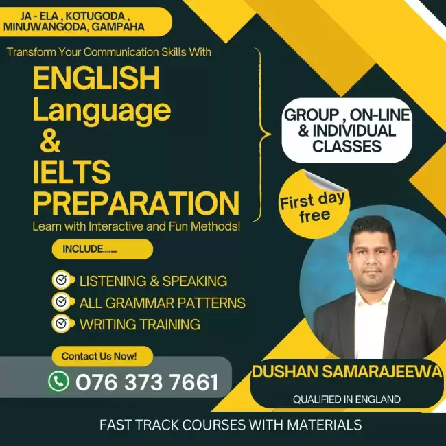 English For grade 6-11 Spoken English & IELTS