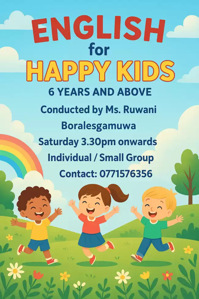 ENGLISH FOR HAPPY KIDS