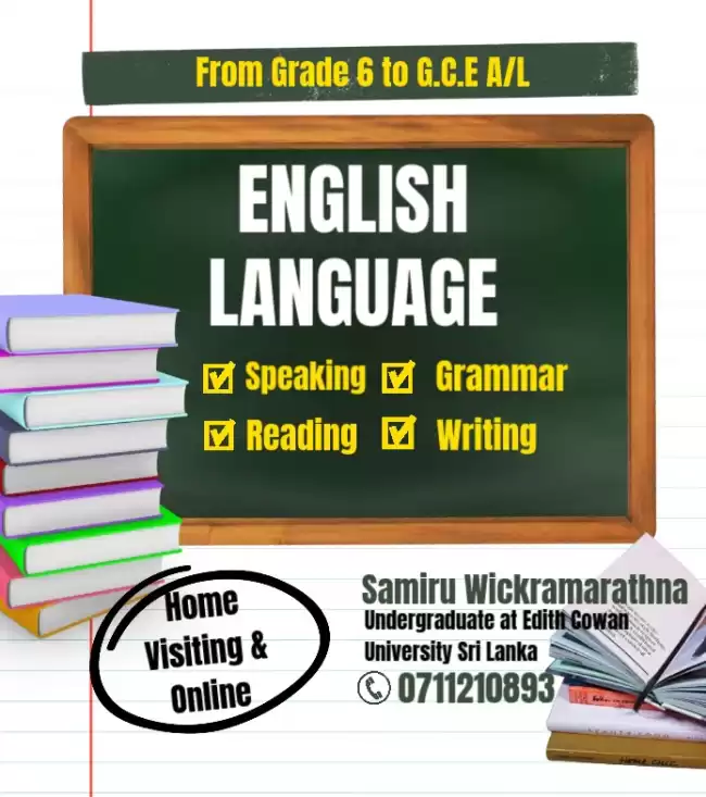 English from Grade 6 to G.C.E. A/L