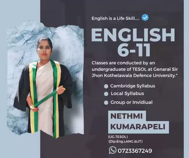 English Group Classes for Grdade 4-11