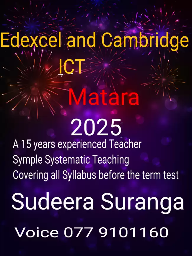English / ICT (Local , Cambridge and Edexcel)