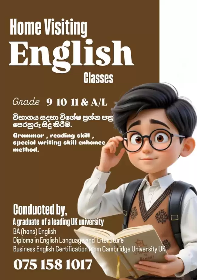 ENGLISH Individual and group classes