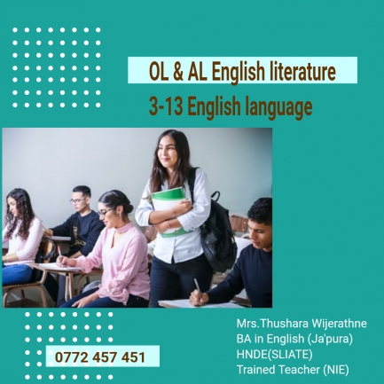 English language and English literature