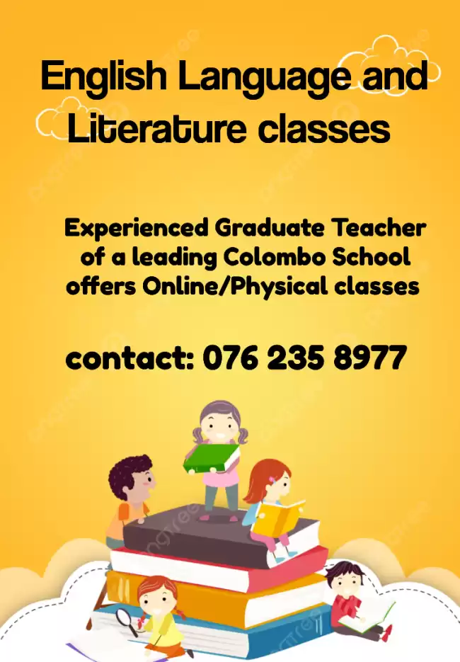 English Language and English Literature classes