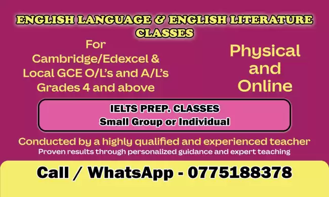English Language and Literature