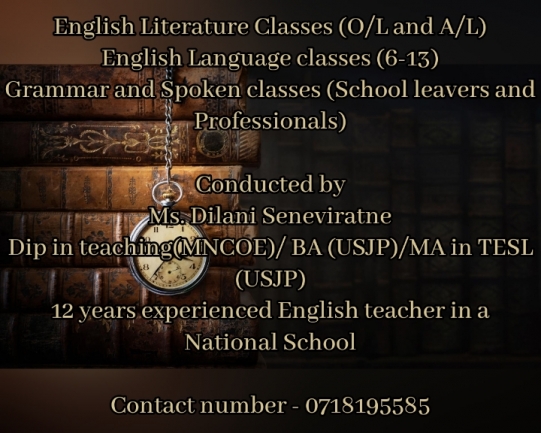 English Language and Literature classes