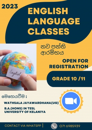 English language classes (Individual/group)