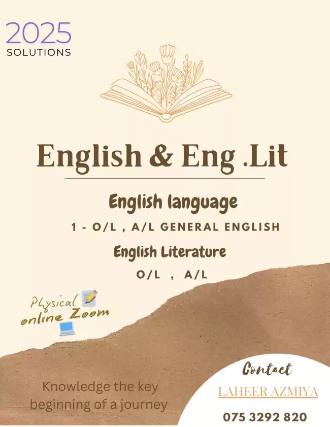 ENGLISH LANGUAGE & English Lit