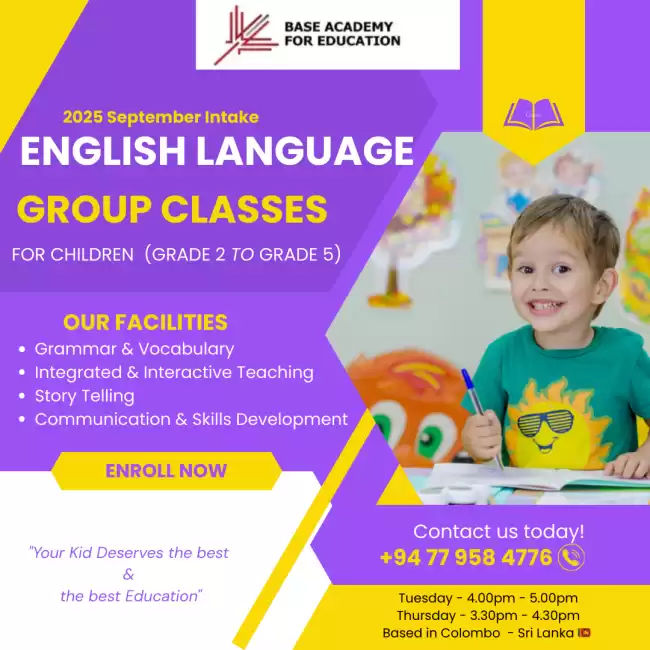 English Language Group / Physical Class (Grade 2 to 5)