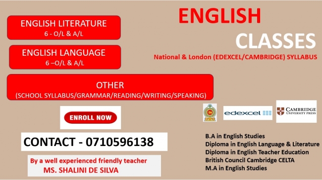 ENGLISH LANGUAGE & LITERATURE