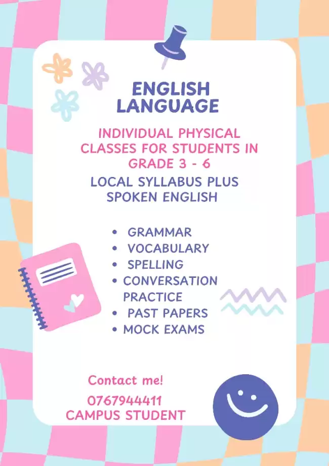 ENGLISH LANGUAGE WITH SPOKEN