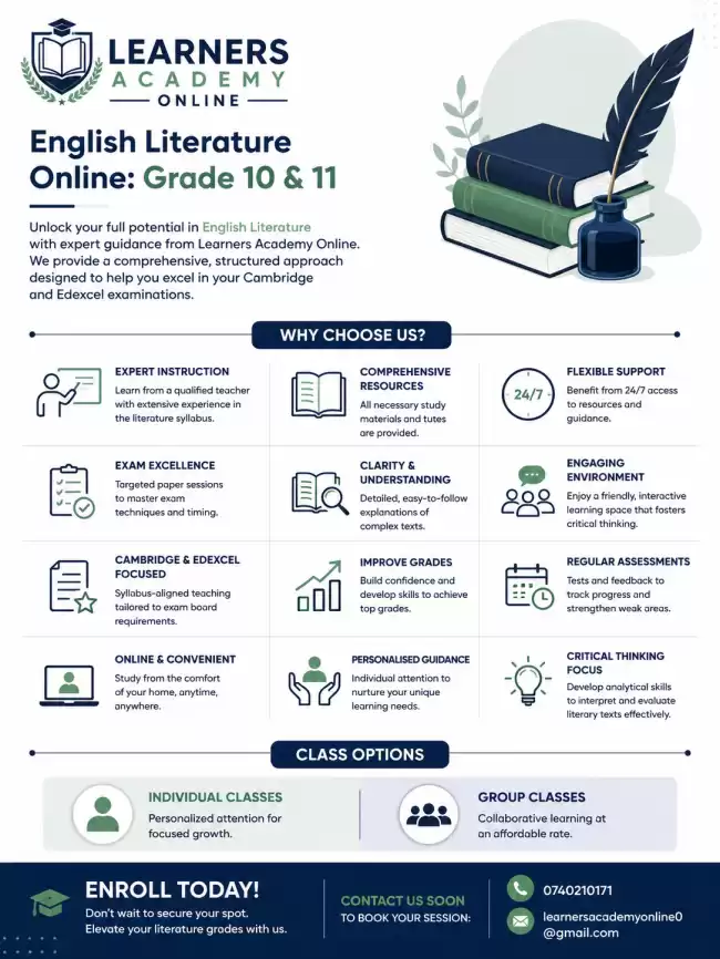 English Lilterature online