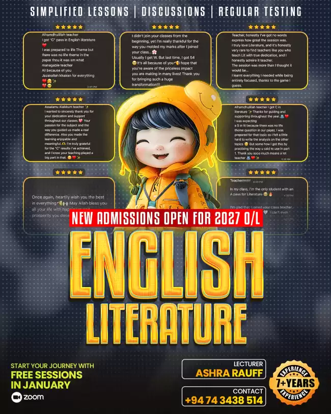 ENGLISH LITERATURE