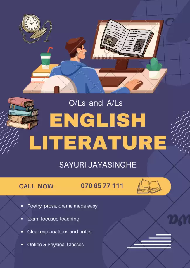 ENGLISH LITERATURE classes