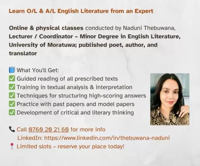 English Literature classes