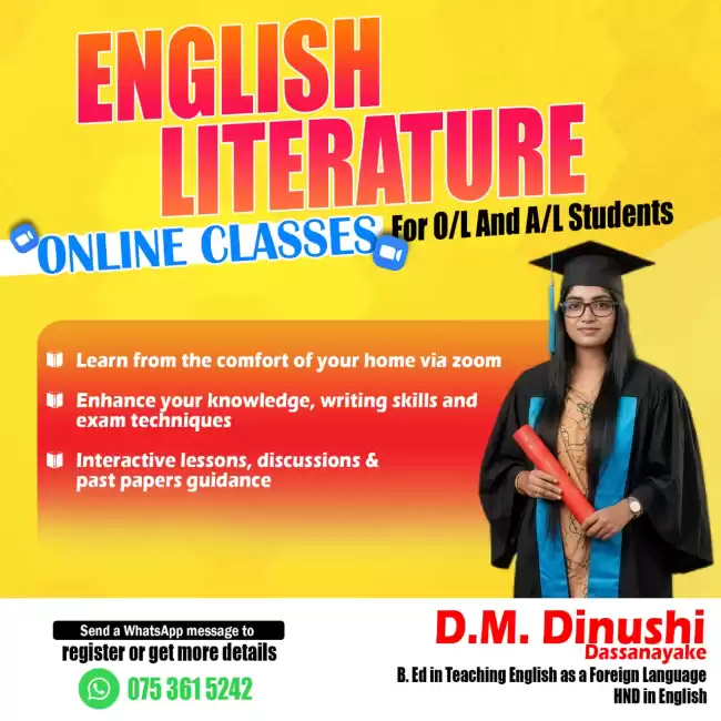English Literature classes