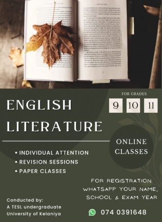 English Literature for Grade 9, 10, 11