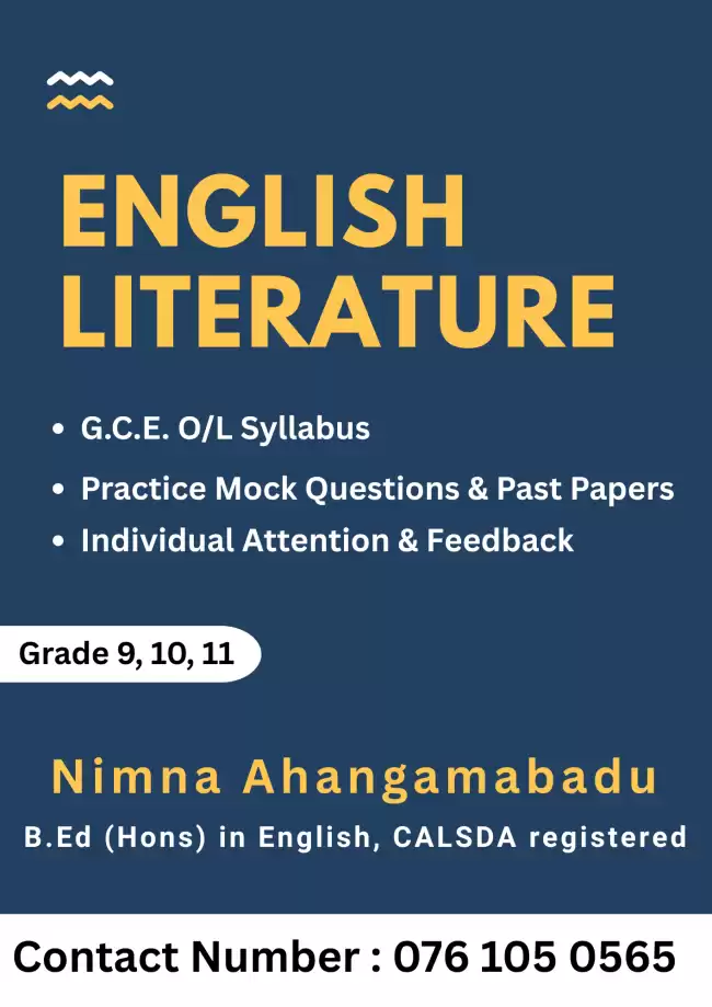English Literature (Grade 9,10,11)