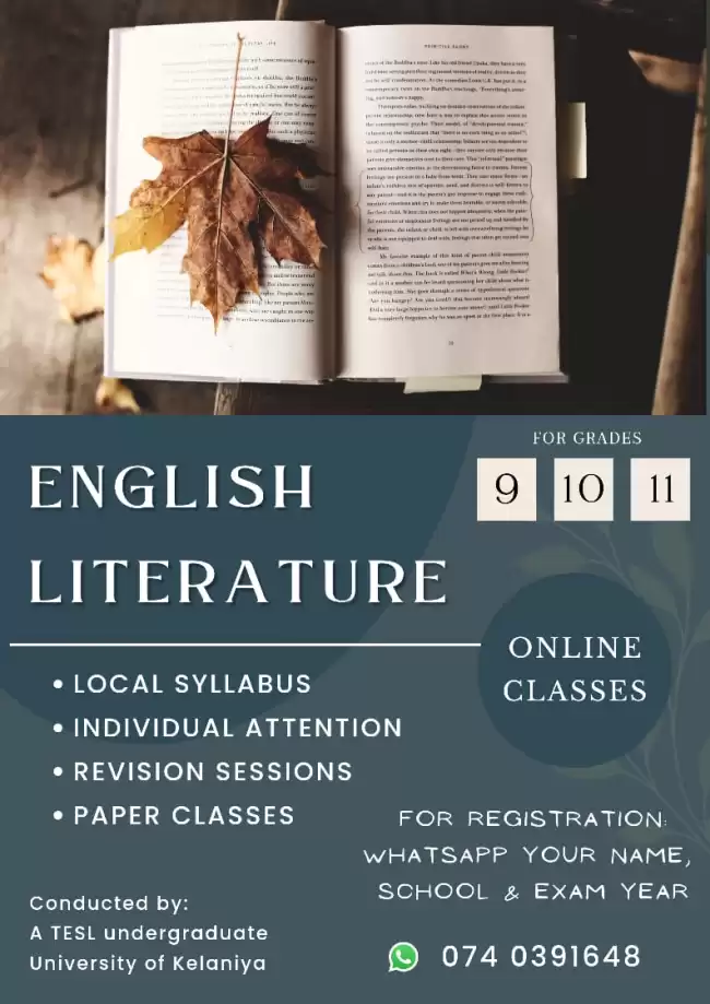 English Literature online classes