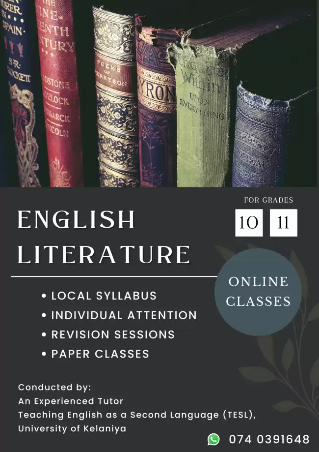 English Literature online classes