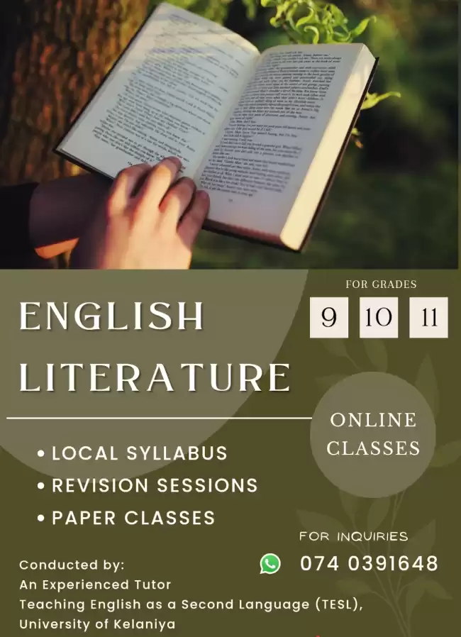 English Literature online classes