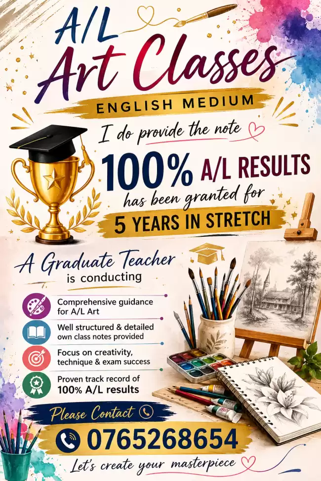 English medium Art Classes
