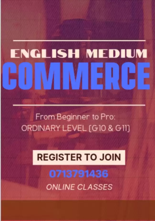 English Medium Business & Accounting studies classes