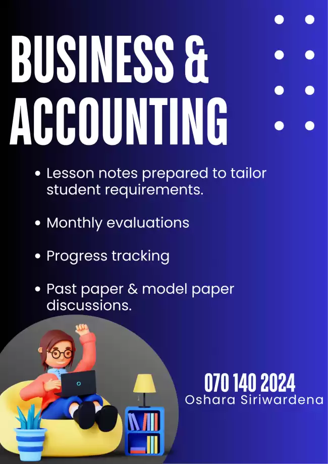 English Medium - Business & Accounting Studies (Grade 10 & 11)