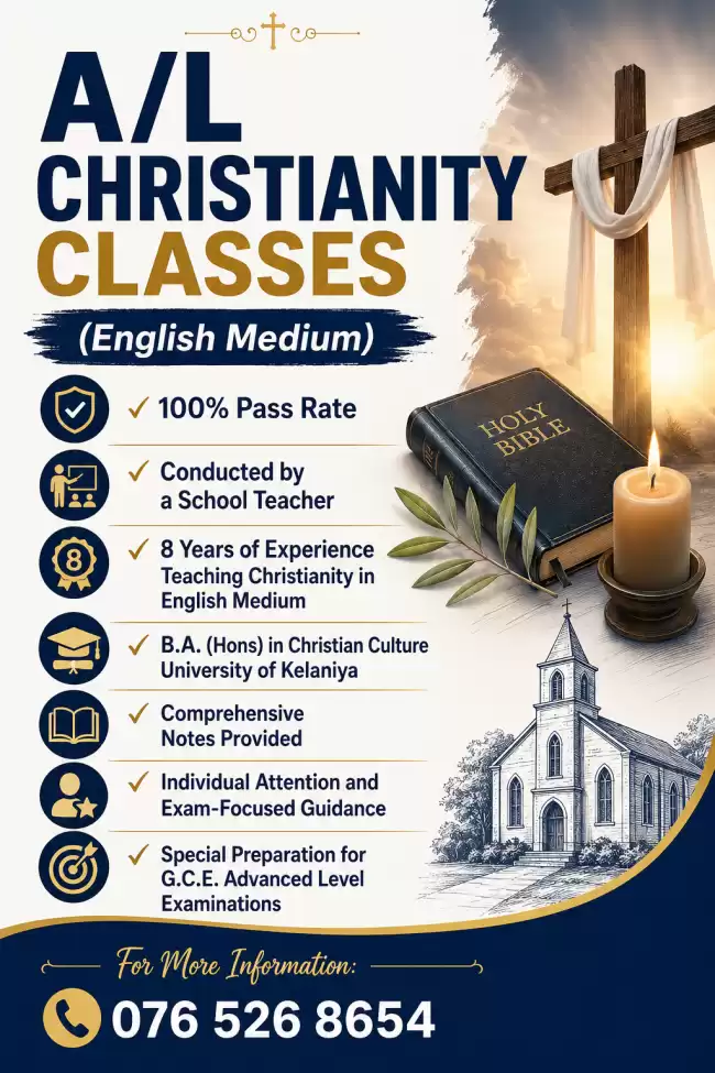 English medium Christianity Classes