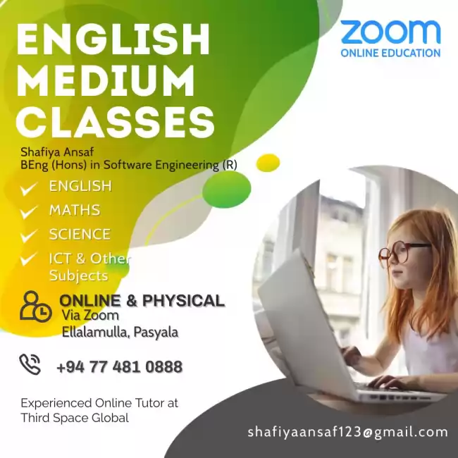 English Medium Classes