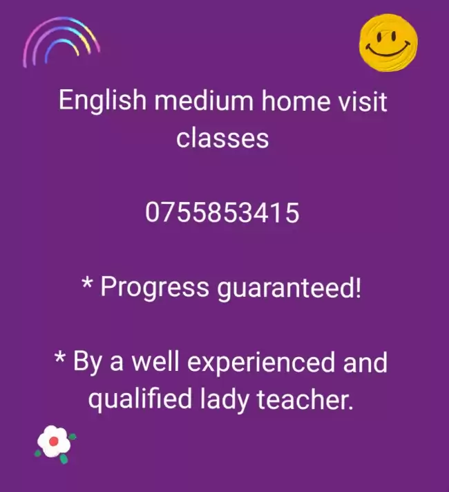 English Medium Edexcel /National / Cambridge Syllabus - Home Visit Classes