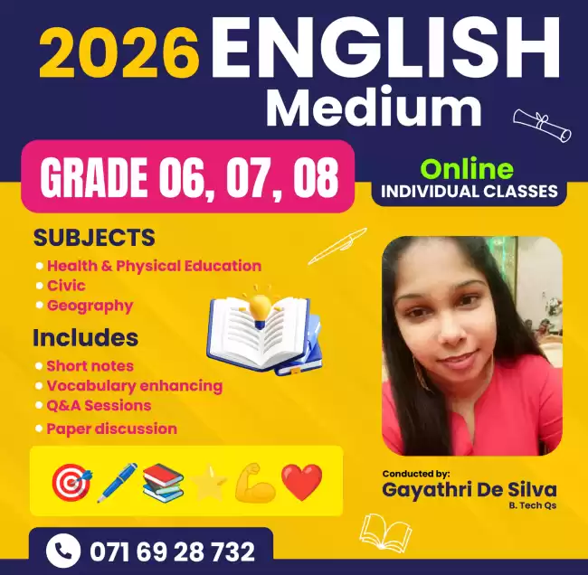 English Medium - Health, Civic & Geography