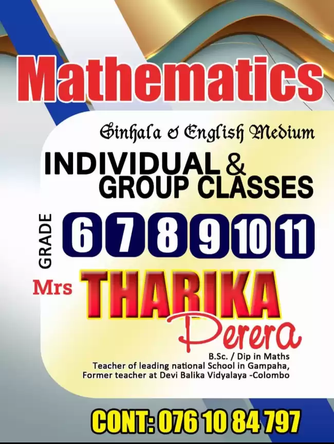 English Medium Mathematics 6 to 11