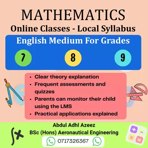 English Medium Mathematics Classes Online with guaranteed results