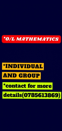 English medium Mathematics for o/l students