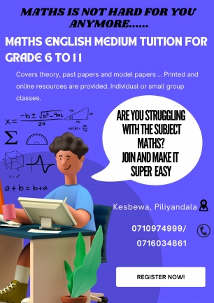 English medium maths tuition classes