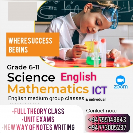 English medium online classes