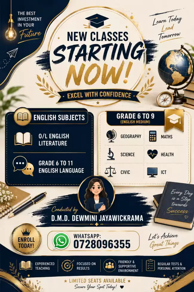 English medium Online Classes