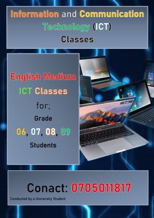 English medium Online ICT classes
