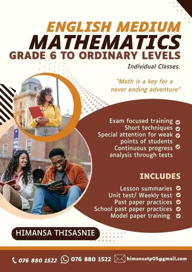 English Medium Online Mathematics Classes