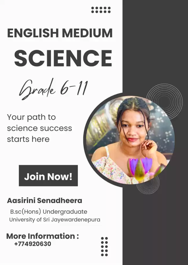 English medium Online Science Classes