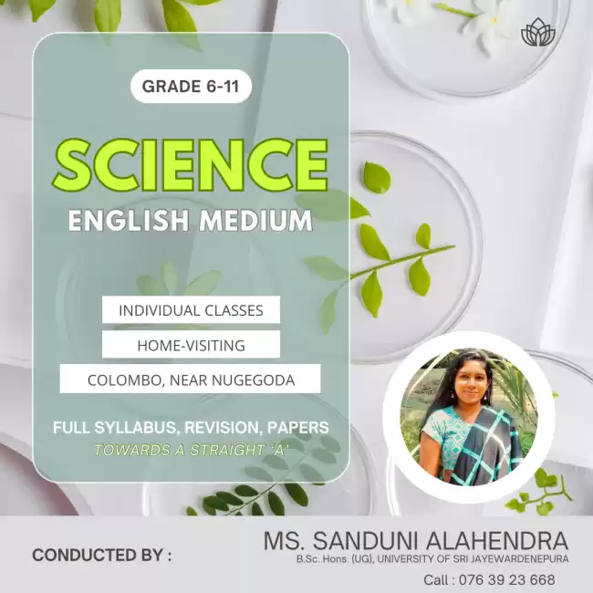 English Medium Science