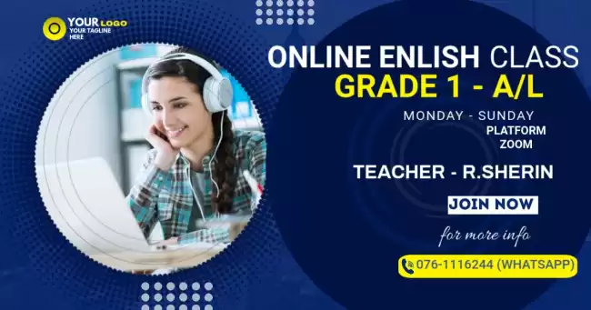 English online and physical classes