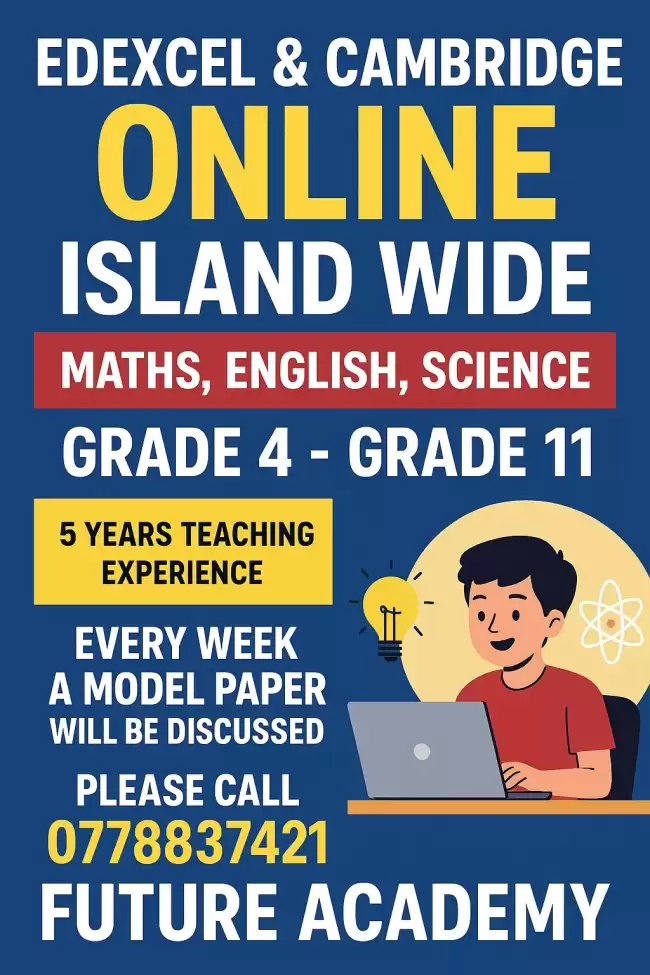 English, Science and Mathematics