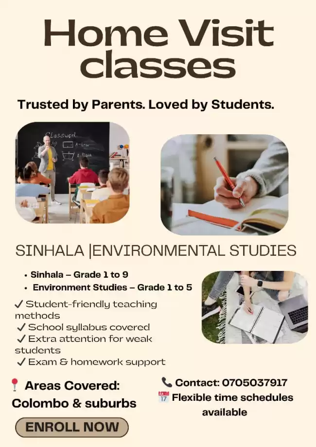 ENV, Sinhala and English Class