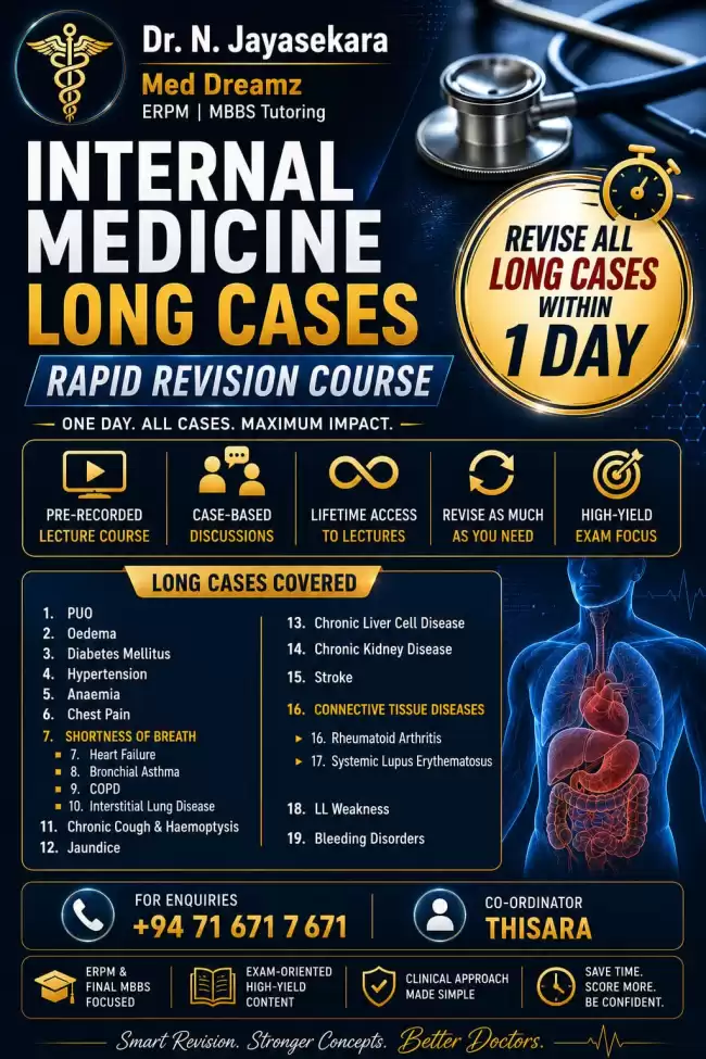 ERPM Internal Medicine Long cases