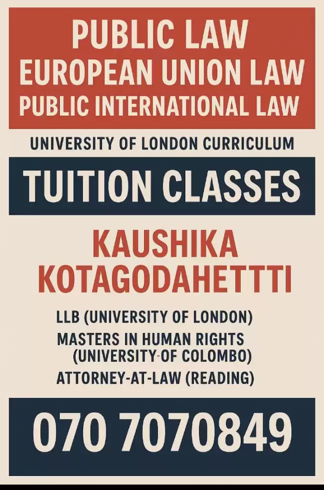 European Union Law, Public Law, Public International Law