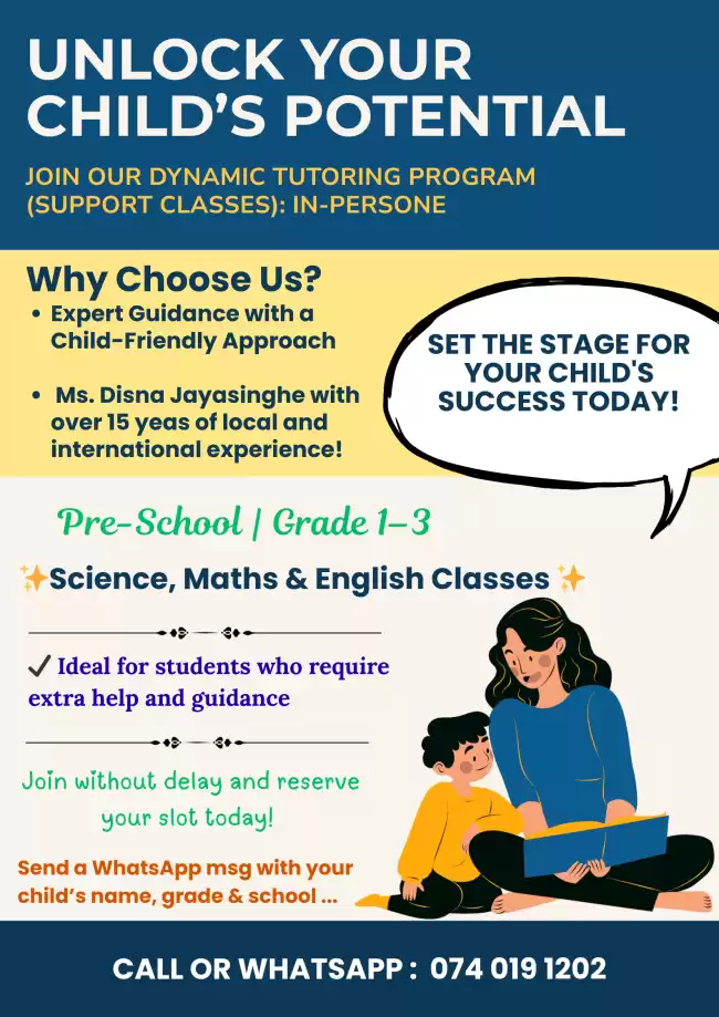 Expert guidance for Grade 1,2,3 Science, Maths & English