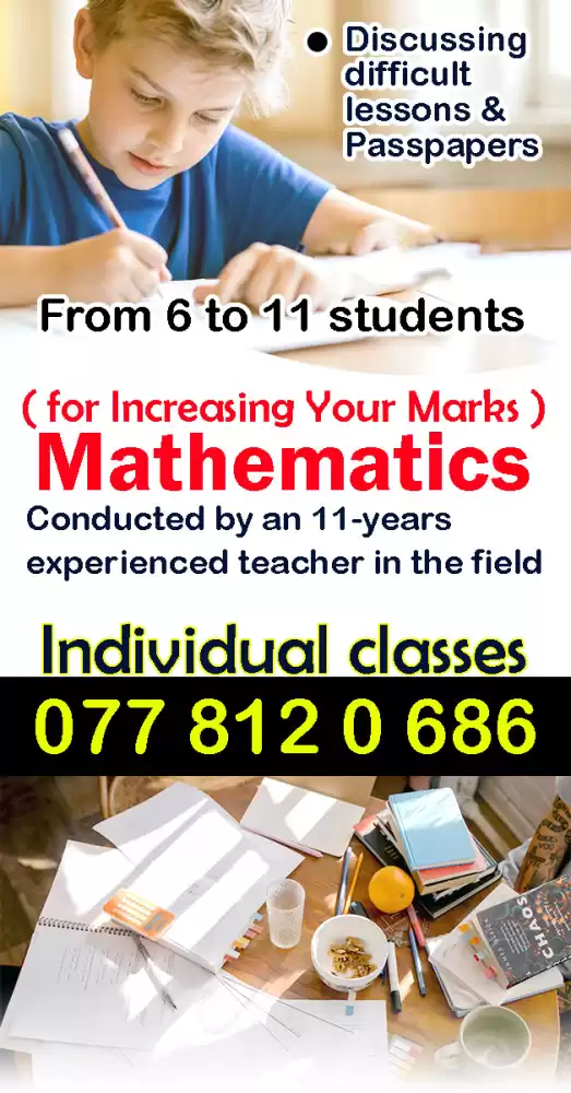 Expert Individual Math Classes for Grade 6-11 | Sinhala & English Medium