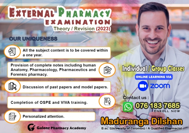 External Pharmacy Examination